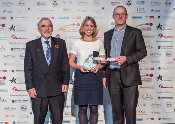 Tempest Brewing Co director Annika Meiklejohn picks up the award for Exporter of the year.