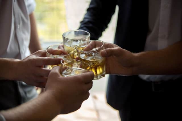 Cheers! A dram of whisky to toast the festive season