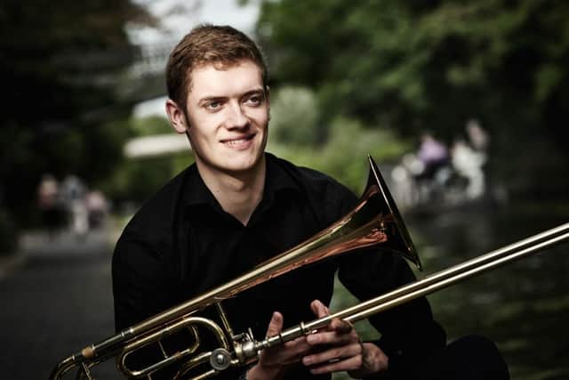 Peter Moore, youngest ever winner of Young Musician of the Year, trombonist