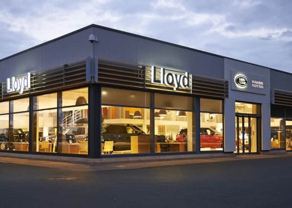 The Lloyd Land Rover, Kelso dealership, now home to Jaguar.