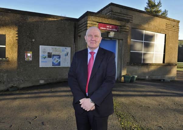 Hawick councillor Watson McAteer at the old Hobkirk Primary School.
