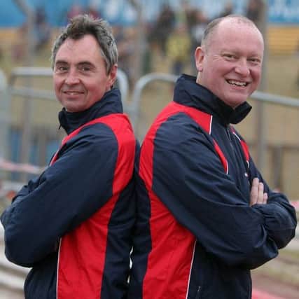 Kelvin Tatum & Nigel Pearson, Sky Sports presenters, Speedway experts