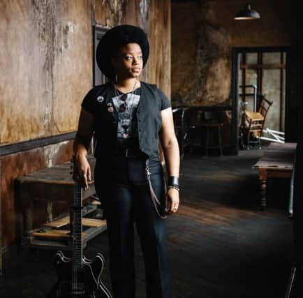 Amythyst Kiah, outstanding Southern Gothic, alt-country blues singer/songwriter from Tennessee