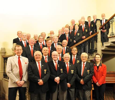 Berwick Male Voice Choir's first performance at the Volunteer Hall, Duns.