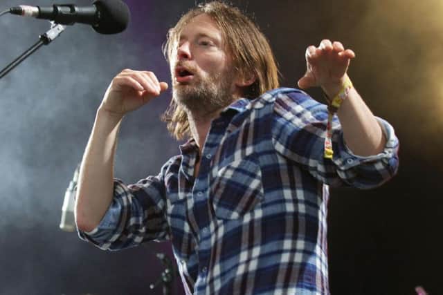 Radiohead singer Thom Yorke at 2011's Glastonbury Festival.
