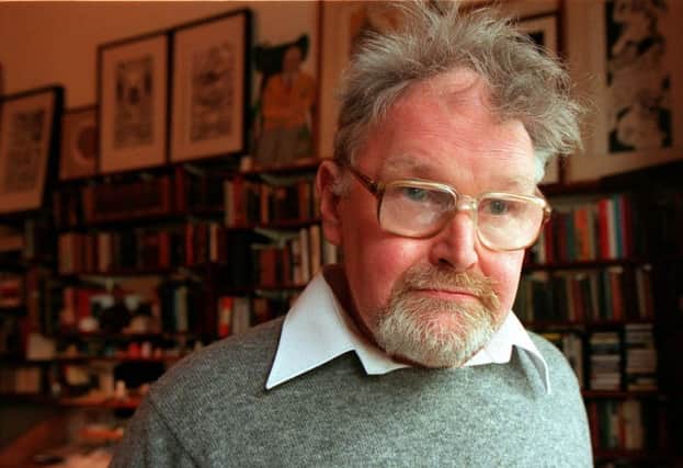 Alasdair Gray author living in Glasgow's west end.