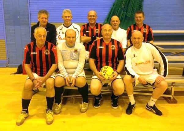 Gala squads from a recent walking football tournament in the town. Now the aim is to form a team in Hawick.