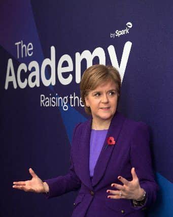 First Minister Nicola Sturgeon officially opened Spark Academy in November 2016.