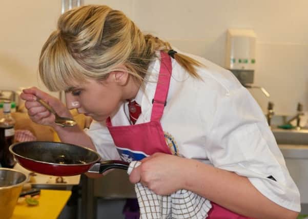 Rachel Ward, winner of the Kelso High school round of Rotary Young Chef of the Year