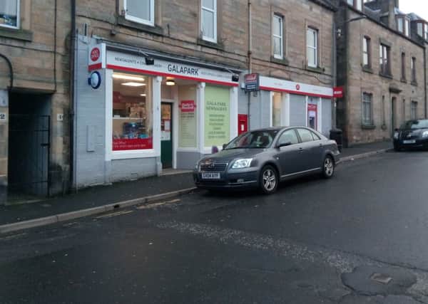 Gala Park Post Office and newsagent's in Balmoral Place, Galashiels.