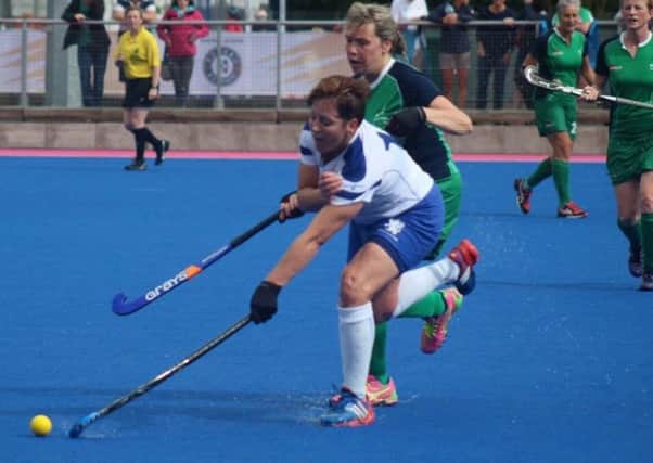 Janet Jack in action against Ireland