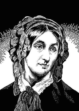 Mary Somerville, Scientist, (1780-1872), was an outstanding	 mathematician, astronomer, scientist and successful writer of	the Victorian era. She was one of the first two women elected as honorary members of the Royal Astronomical Society and Somerville College, Oxford, was named after her. PIC The Wallace Monument.
