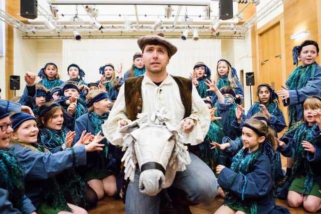 Scottish Opera's Primary Schools Tour The Tale o' Tam o' Shanter at Jordanhill Primary School. January 2017