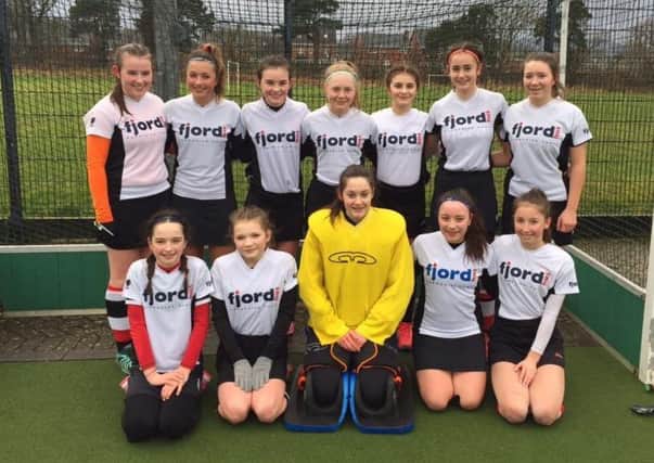 The Fjordhus Reivers Development squad from the East U16 girls league