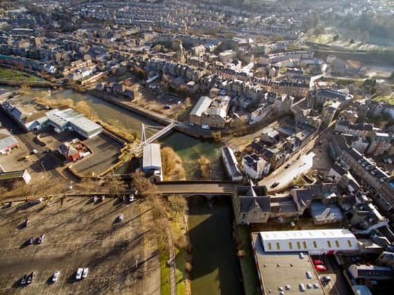 Hawick is now a sizeable step closer to being protected against flooding.