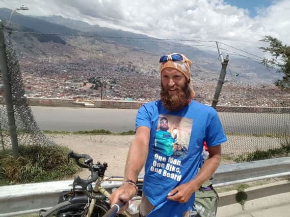 Kelso adventurer Jonny Wolf's solo cycle from Chile to Bolivia.