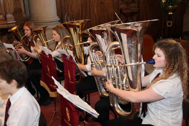 The Wind and Chamber Orchestras and Guitar Ensemble  at  Melrose Parish Church on Monday 20th March