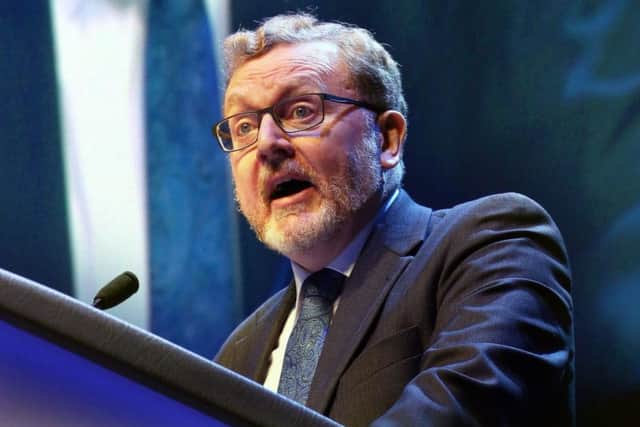 Borders MP David Mundell at this year's Scottish Conservative Party conference earlier this month.