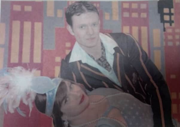 Nicola Watt and Adam Sherwood strike a post in Innerleithen Operatic Society's 2007 production of Thoroughly Modern Millie.