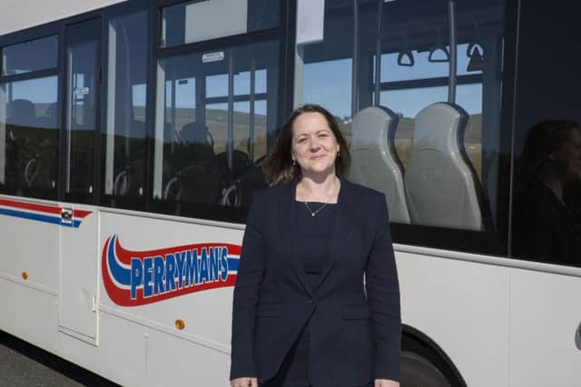 Perryman's Buses operations director Claire Lark.