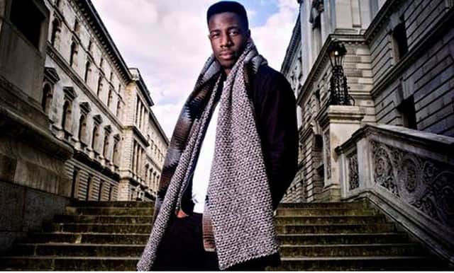 Jermain Jackman winner of the third series of BBC television singing competition The Voice UK.