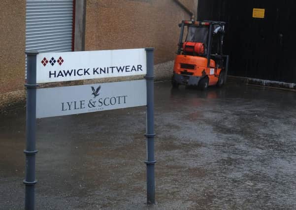 The action plan was triggered by the collapse of Hawick Knitwear.