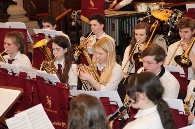Members of the Borders Youth Orchestra.