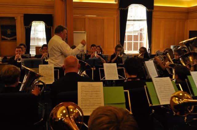 Scottish Borders Youth Brass Band enjoy civic reception ahead of European trip.
