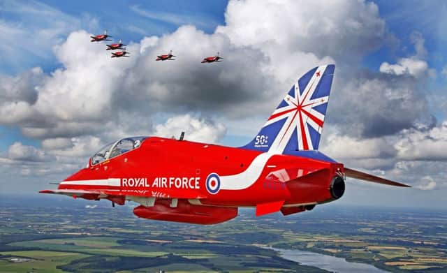 'Red 6' of the world famous air display team the Red Arrows.