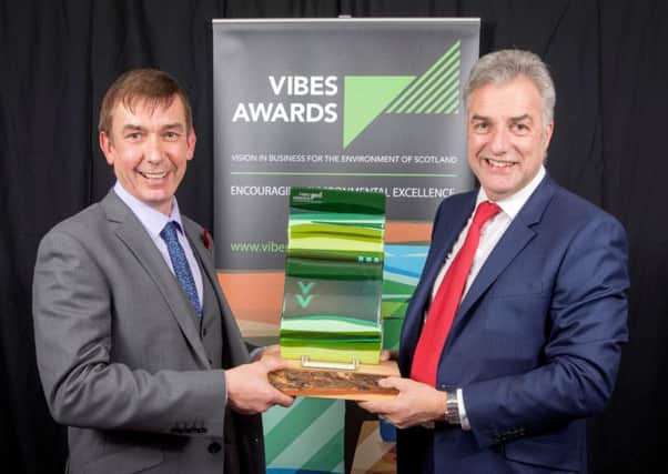 2016 Vibes award winner Marlin Industries Scotland's Simon Graham, left, and John Droog with their trophy.