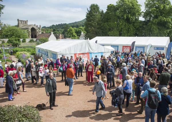 Borders Book Festival 2016. The annual book festival in the gardens of Harmony House, Melrose. Sunday 19th June

Picture by Alex Hewitt/Writer Pictures