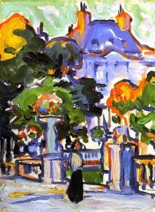 Scottish colourist Samuel John Peploe (1871-1935) Luxembourg Gardens.