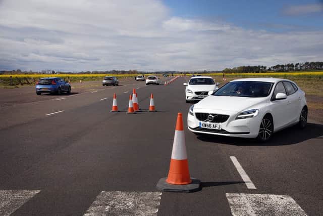 Young driver training day at RAF Charterhall in April 2017.