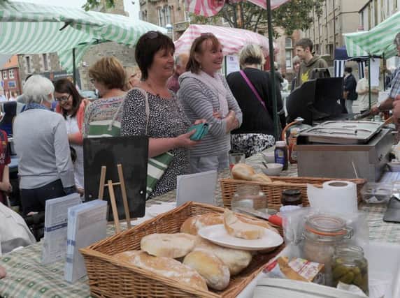 Crowds enjoying last year's Kirk Square Kitchen event.