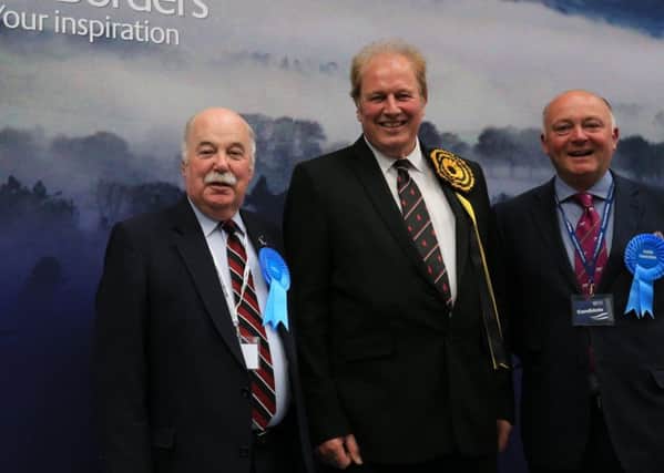 John Greenwell, Donald Moffat and Mark Rowley - Mid-Berwickshire councillors