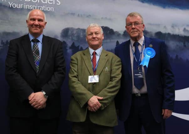 Watson McAteer, David Paterson and George Turnbull - Hawick & Hermitage councillors