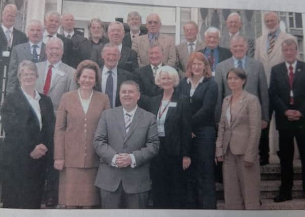 Members of the new administration at Scottish Borders Council following the May 2007 elections.