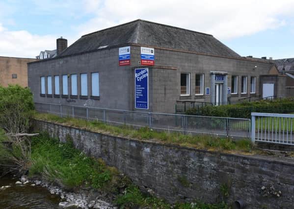 The old Border Cycles premises in Teviot Crescent, Hawick.