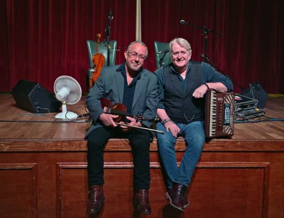Aly Bain and Phil Cunningham in concert  at Tait Hall, Kelso on Saturday, August 5.