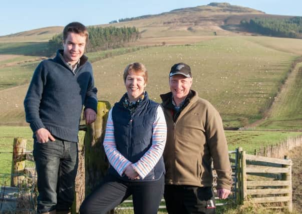 Robert and Lesley Mitchell, along with son Stuart, farm at Whitriggs near Denholm.