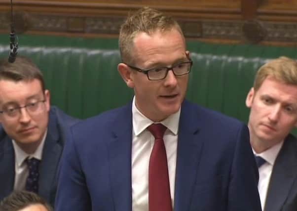Borders MP John Lamont making his maiden speech in the House of Commons during a debate on June 2017's Queen's Speech.