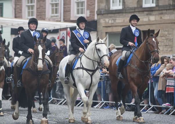 Kelso Laddie Craig Logan and his henchmen follow on Jethart's festival day.