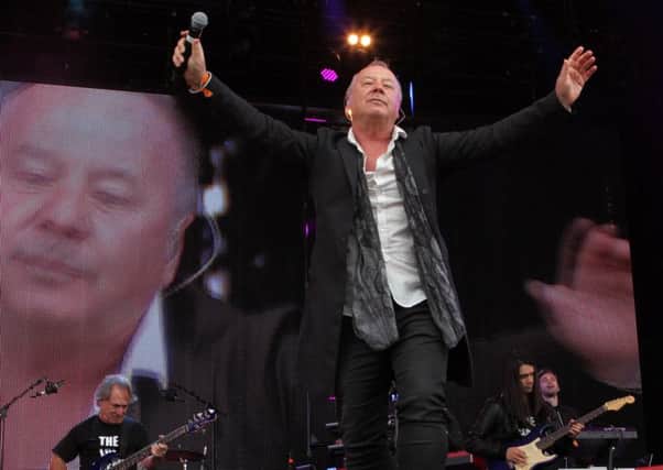 Jim Kerr made a surprise appearance at Rewind. Pic: Stephen Gunn Photography.