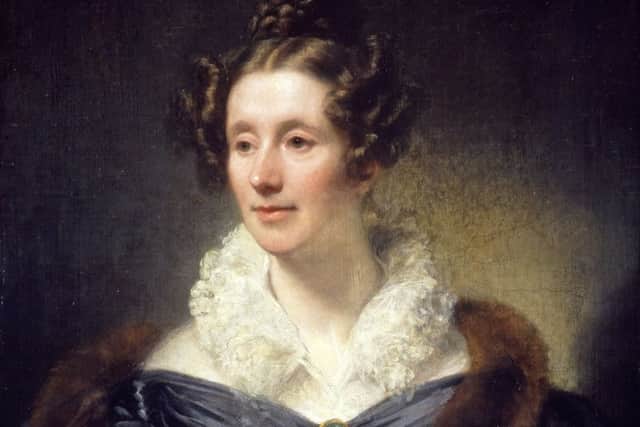 A portrait of Mary Somerville by Thomas Phillips.