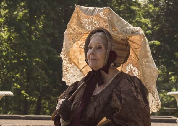 Diana Rigg as the fifth duchess of Buccleuch in ITV's Victoria.