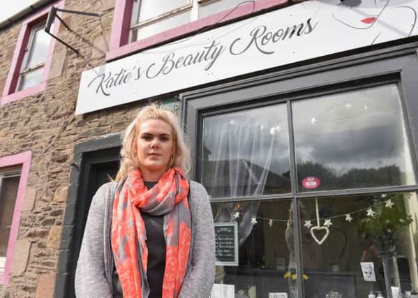 Katie Hume of Katie's Beauty Rooms in Bourtree Place, Hawick.