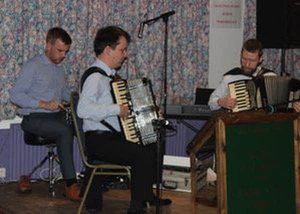 Nicky McMichan trio opens Kelso Accordion & Fiddle Clubs new season.