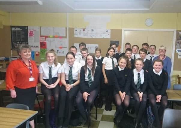 S2 modern studies pupils at Selkirk High School were visited by Selkirkshire councillor, Elaint Thornton-Nicol, and Hawick and Denholm councillor, Clair Ramage.