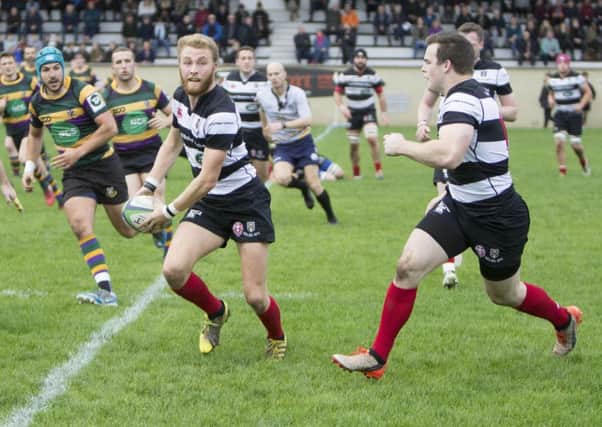 Kelso, in black and white, held on for a confidence-boosting win (picture by Gavin W. Horsburgh)