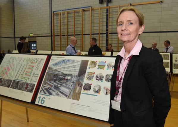 Donna Manson, director of children and young people's services with the Jedburgh campus plans.